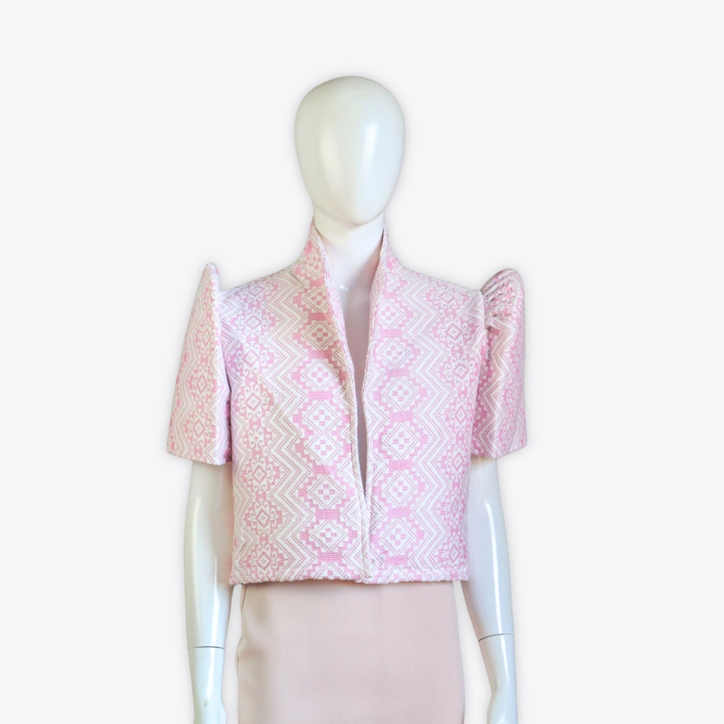 Filipiniana Inabel Bolero (Pink)